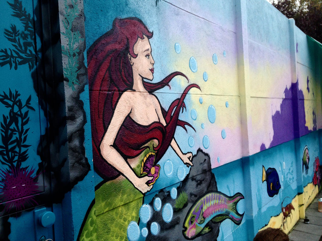 Ariel die Meerjungfrau auf der Schallmauer